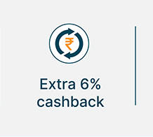 Extra 6% cashback